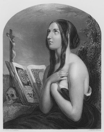 ヴァーノンギャラリーの写真からの悔い改め 作： William Etty